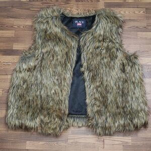 The Place FauxĀ Fur Vest SizeāXLā(14)